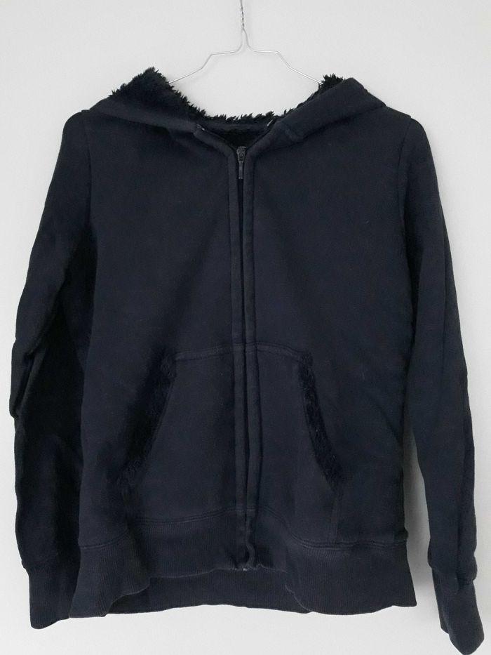 Sweat à capuche zippé et fourré 12 ans Uniqlo
