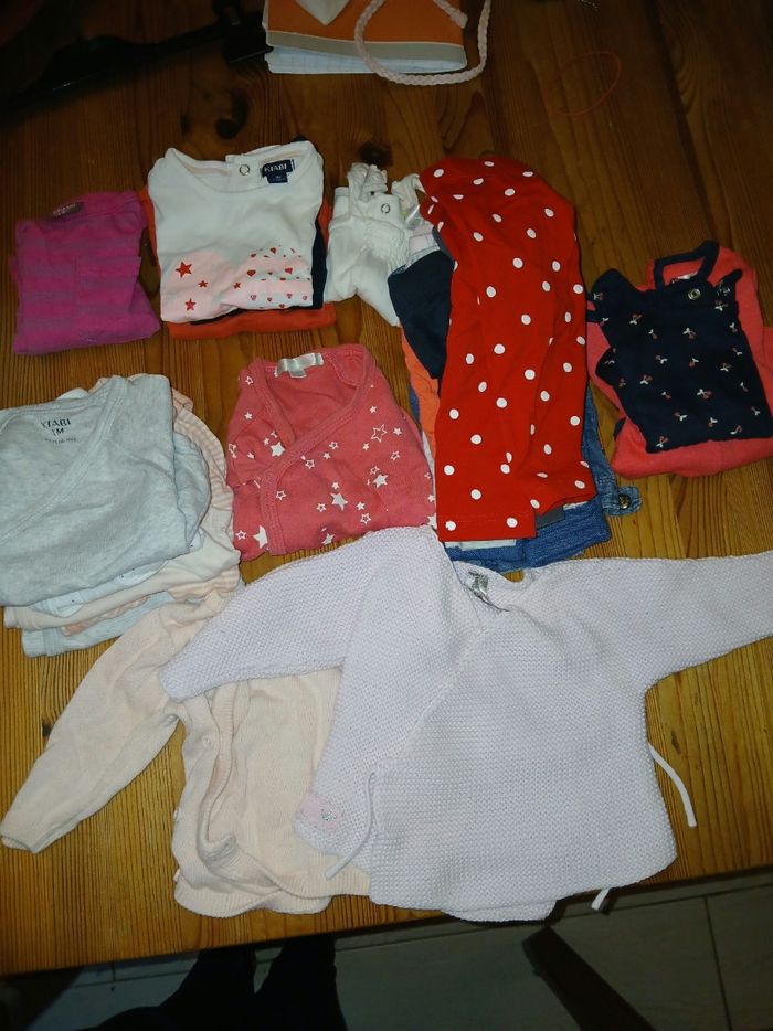 Lot 1 mois fille été