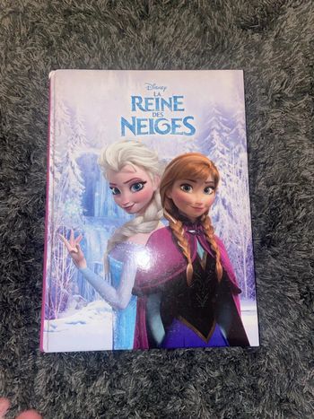 Livre illustré la reine des neiges