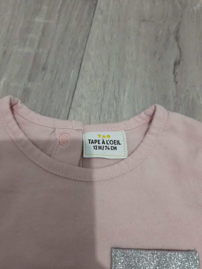 Tee shirt manches longues 12 mois - photo numéro 3