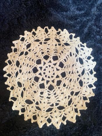 Napperon crochet vintage