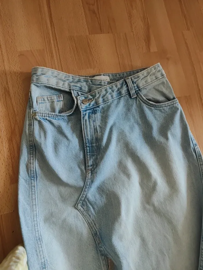 Jupe longue jeans Zara taille XS - photo numéro 7