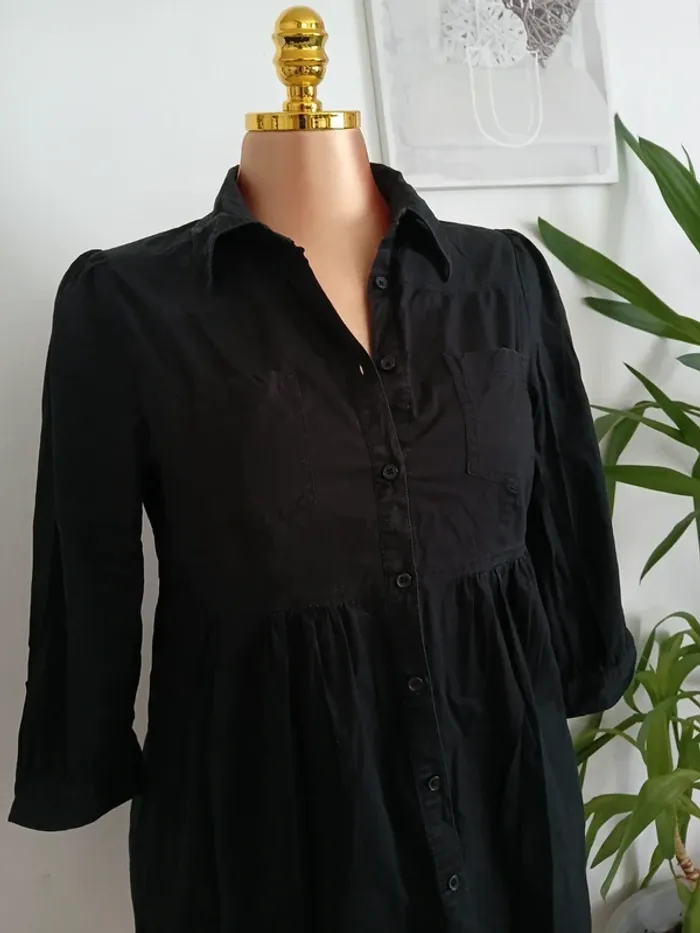 Tunique Noire H&M Taille L🌿💝 - photo numéro 5