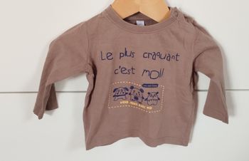 T-shirt ML garçon 6 mois