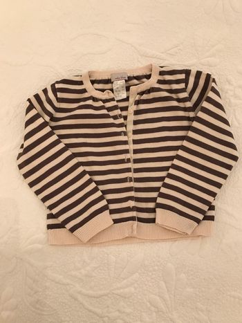 Gilet à manches longues à rayures