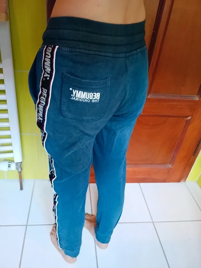 Pantalon de jogging femme bleu marine BeGummy - photo numéro 7