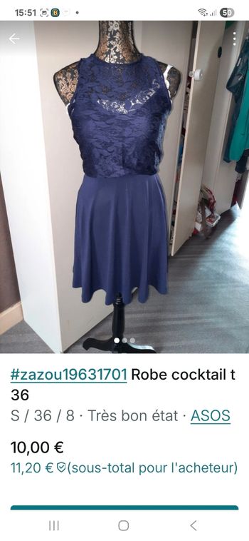 Robe fêtes ou autres