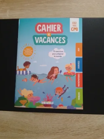 Cahier de vacances CE2 au CM1 rue des écoles