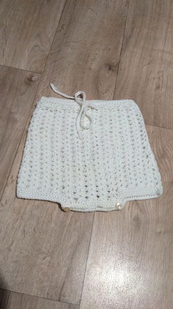 Short en laine léger taille haute 12-18 Mois