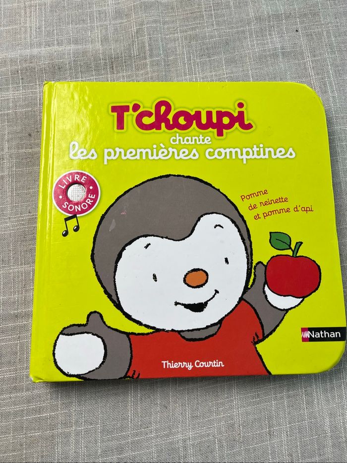 Livre sonore T’choupi