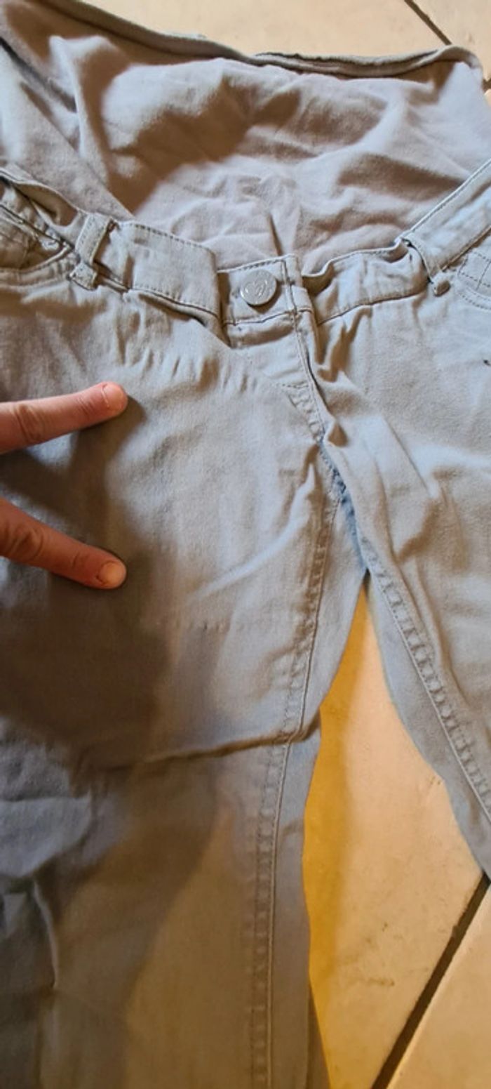 Pantacourt grossesse maternité gris 36 - photo numéro 3