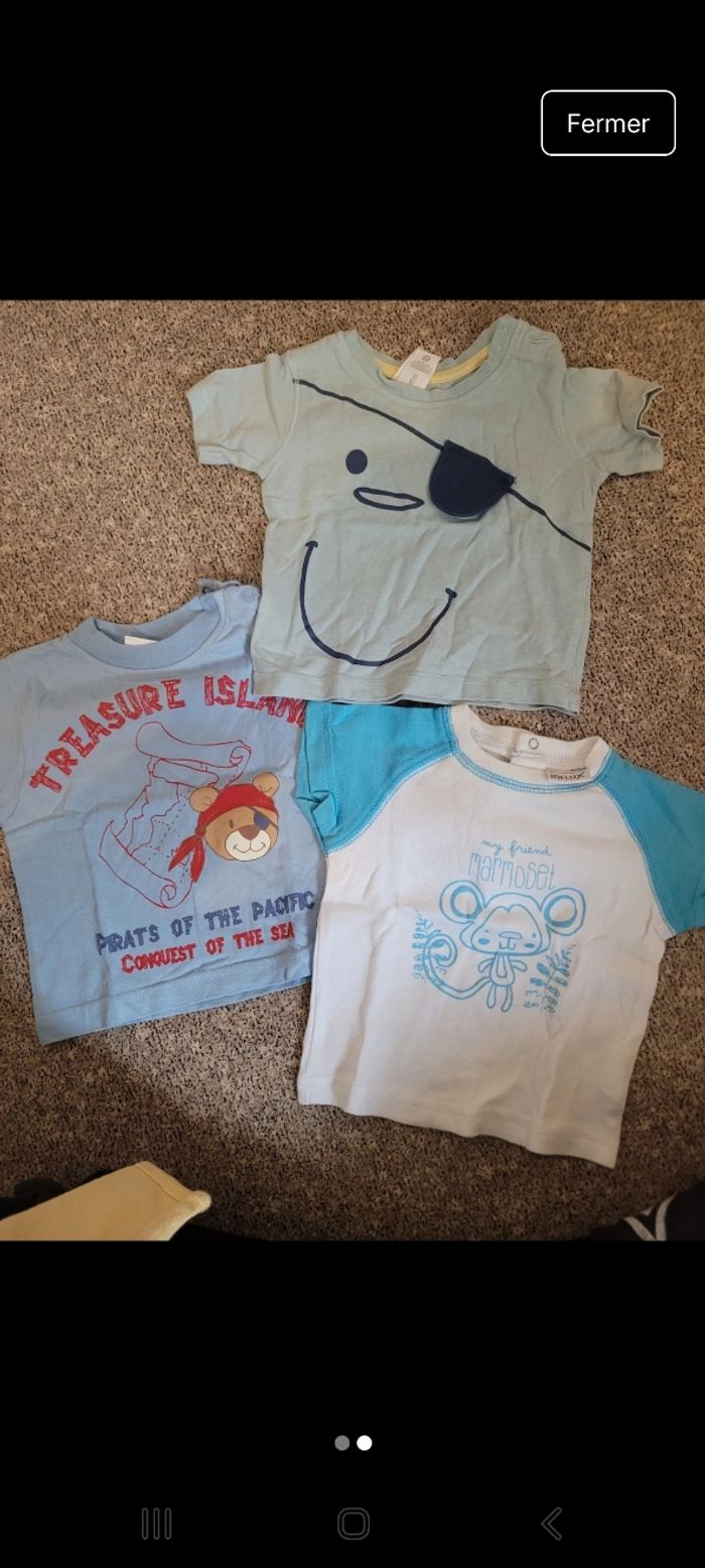 Lot tshirt 3mois - photo numéro 6