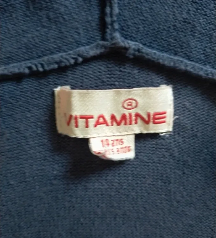 Gilet croc top vintage 14 ans - photo numéro 3