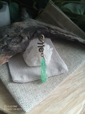 Décoration bohème de coiffure en pierre naturelle