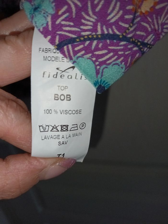 Blouse violette - photo numéro 3