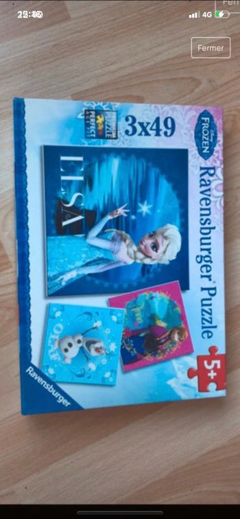 Lot 3 puzzles complets