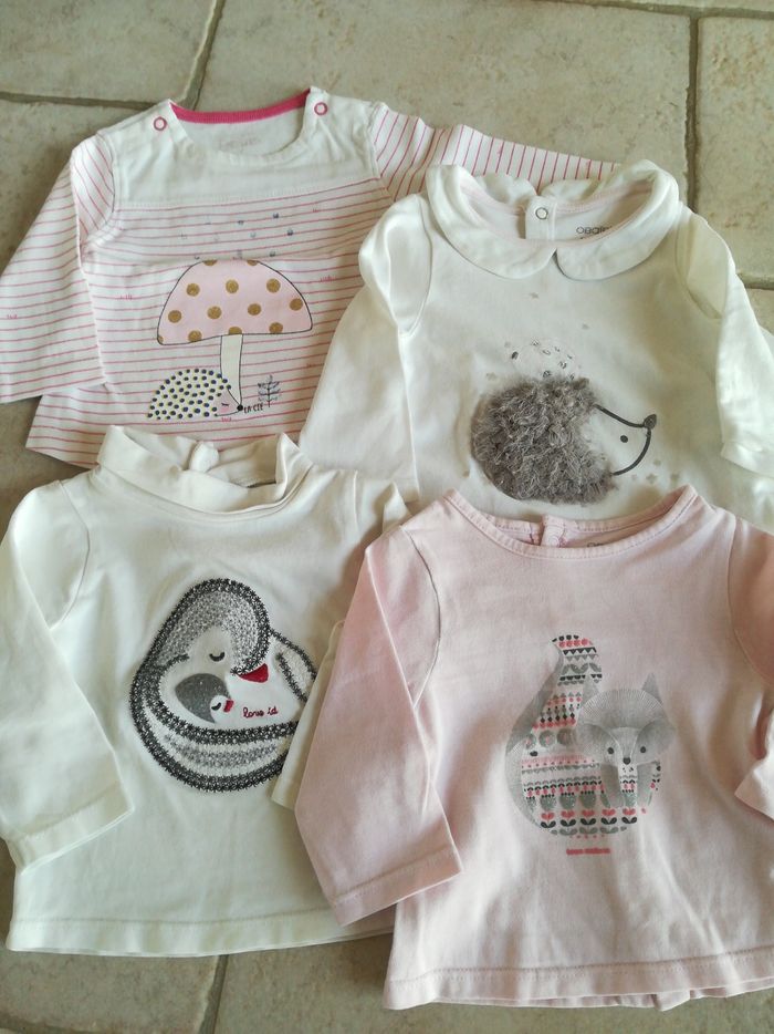 Lot de T-shirts Obaibi