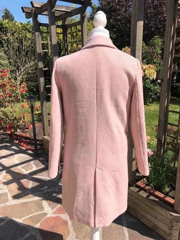 Manteau Mango neuf en taille S, rose poudré - photo numéro 10