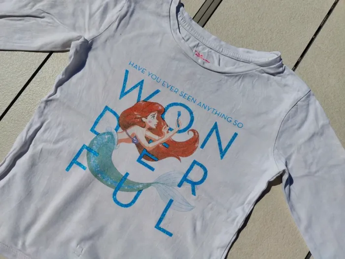 Lot 4 tee shirts ML fille Disney 6 ans - photo numéro 3