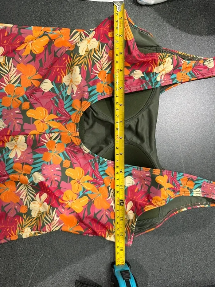 Maillot de bain 1 pièce a fleur - photo numéro 4