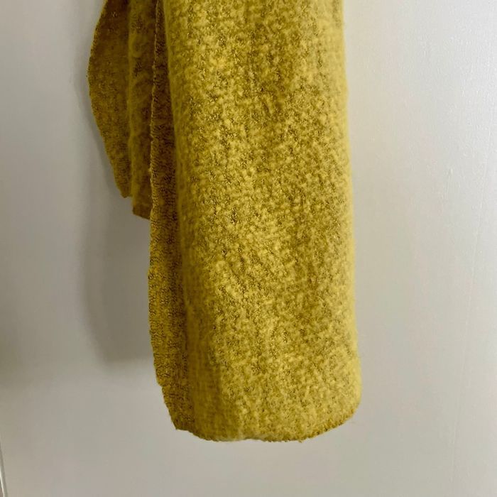 Écharpe moutarde texturée en maille bouclette Only Taille unique Chaude et douce V067 - photo numéro 7
