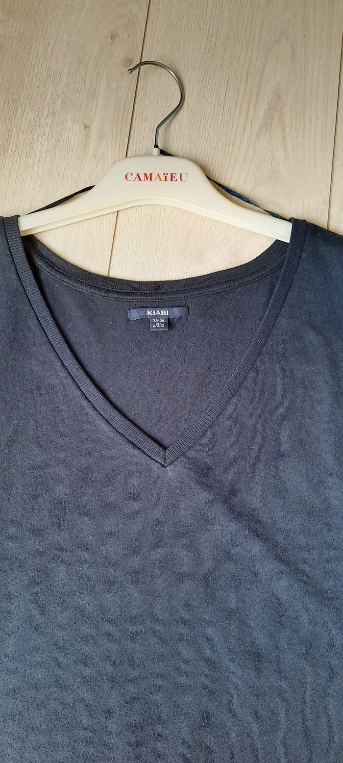 Tee shirt bleu marine - photo numéro 3