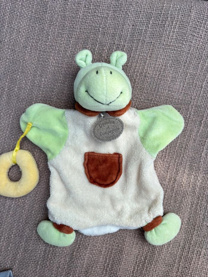 Doudou marionette dinosaure Doudou et compagnie