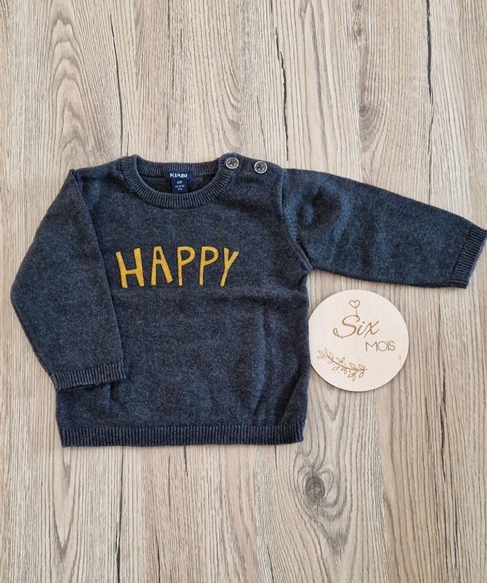Pull bébé garçon 6mois