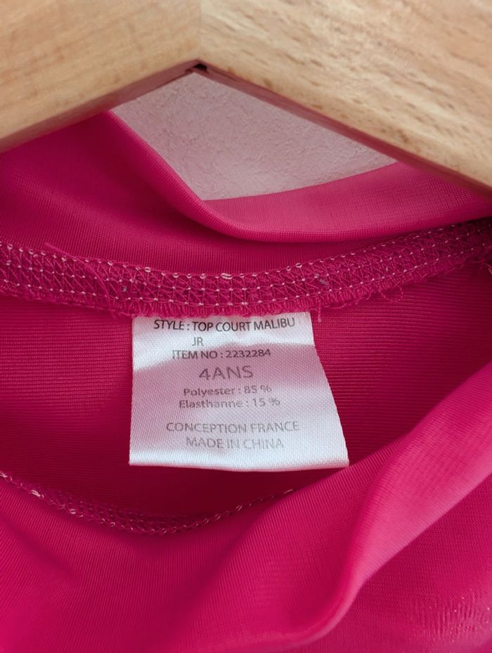 Maillot de bain / tee shirt anti UV Firefly 4 ans - photo numéro 3