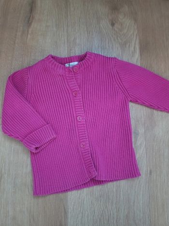 Gilet rose Kitchoun 18 mois