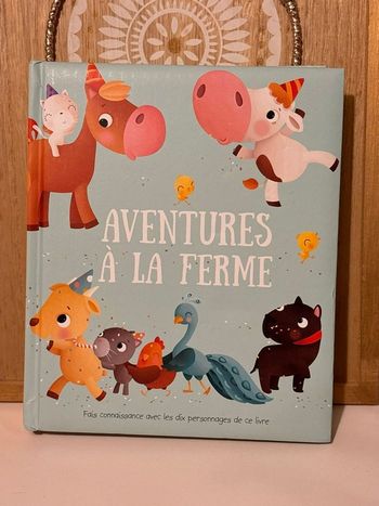 Livre aventures à la ferme 