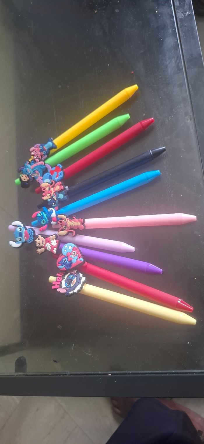 Lots stylos stitch - photo numéro 2