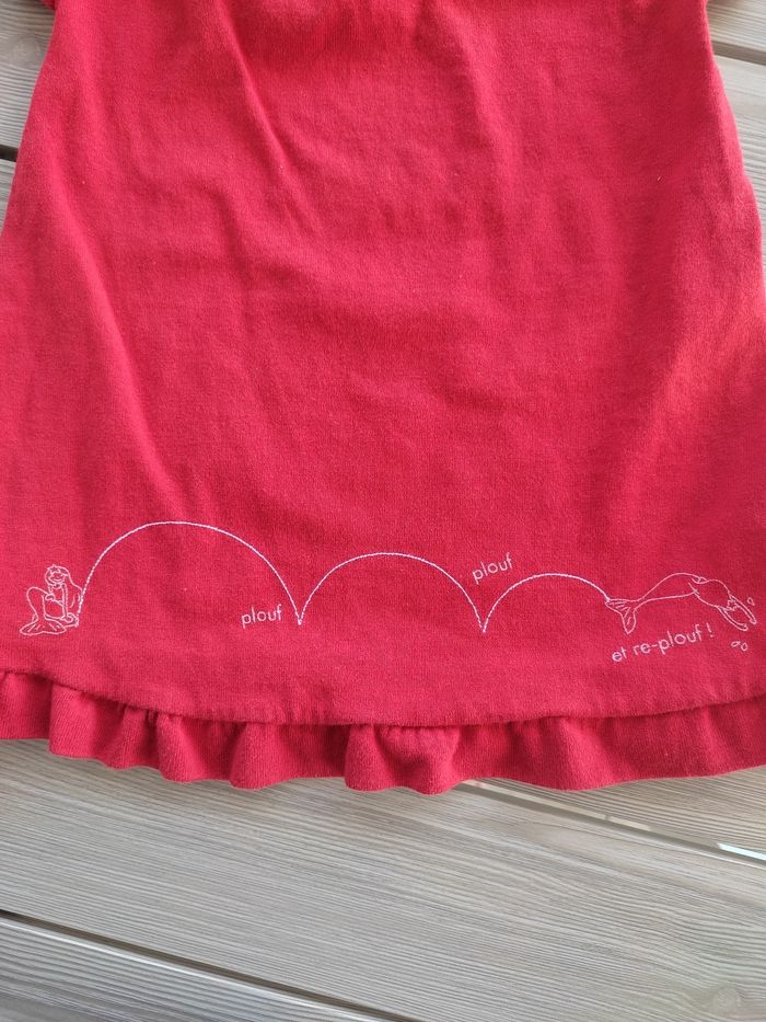 Robe rouge petit bateau - photo numéro 2