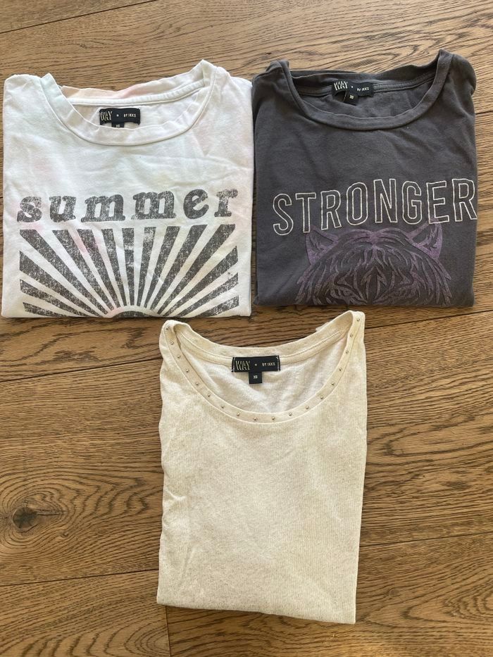 Lot de 3 t-shirts IKKS, taille 12ans