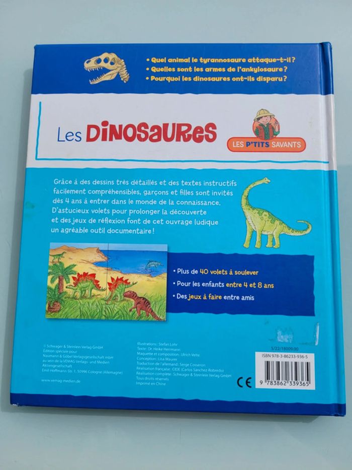 Livres animé à volets Les dinosaures, Les P'tits savants (24) - photo numéro 6