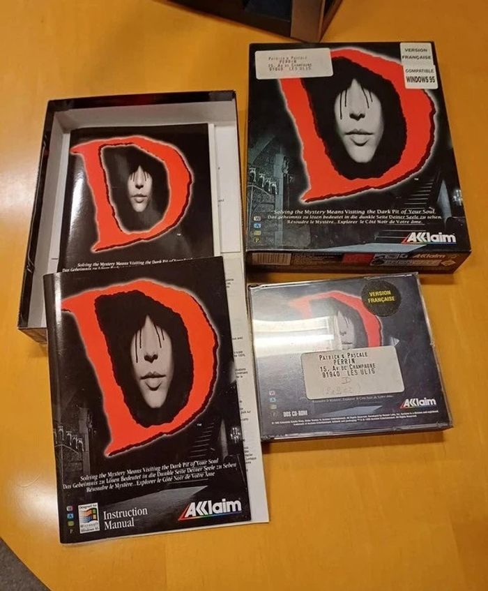 Jeu PC en boîte carton D (1995) - photo numéro 2