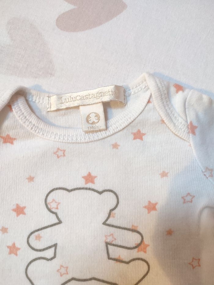 Lot bodies bébé fille - 1 mois - très bon état - Disney / lulu castagnette - photo numéro 7