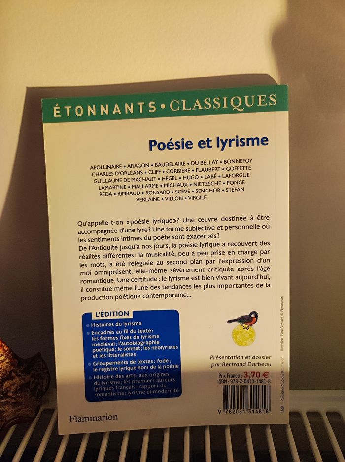 Poésie et lyrisme - Anthologie - photo numéro 2