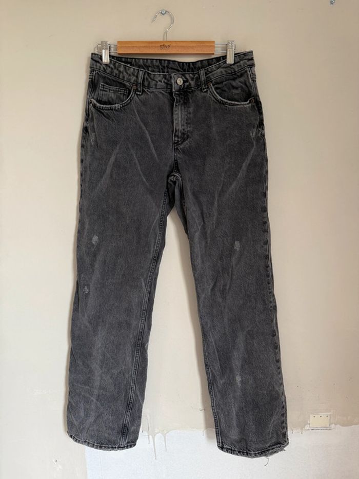 Jean gris délavé Zara