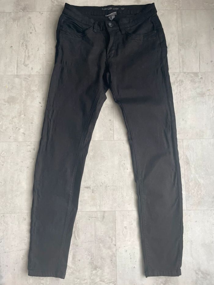 Jeans push up noir