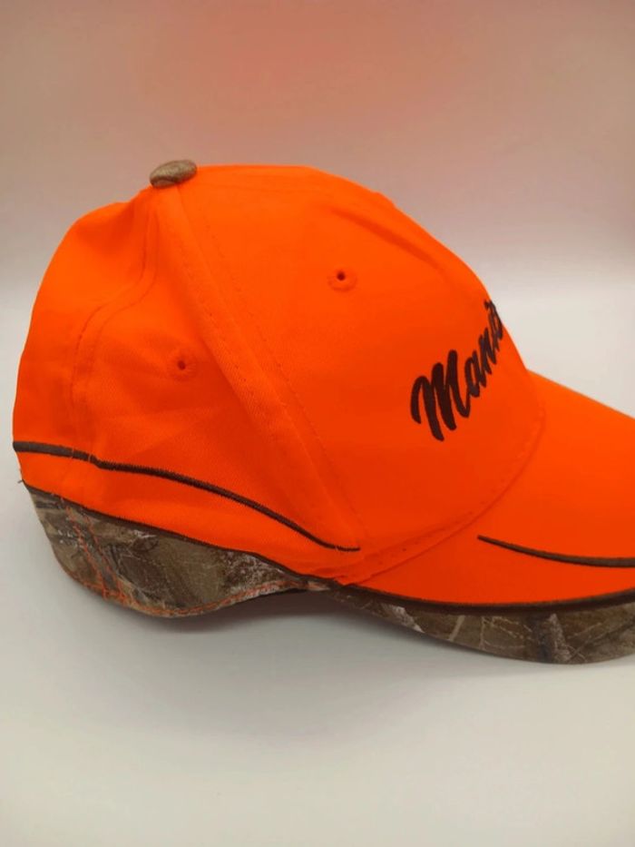 Casquette Vintage Outdoor Cap Orange Motif Camo - photo numéro 4