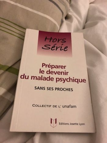 Livre préparer le devenir du malade psychique sans ses proches