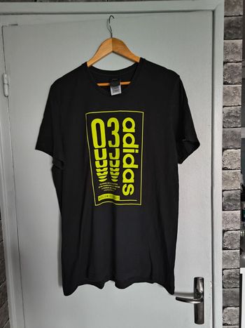 Tee shirt noir adidas taille L