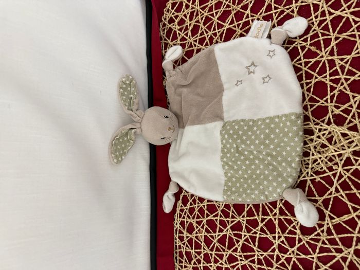 Doudou plat Lapin étoiles Mon doudou d’amour DODIE - photo numéro 4
