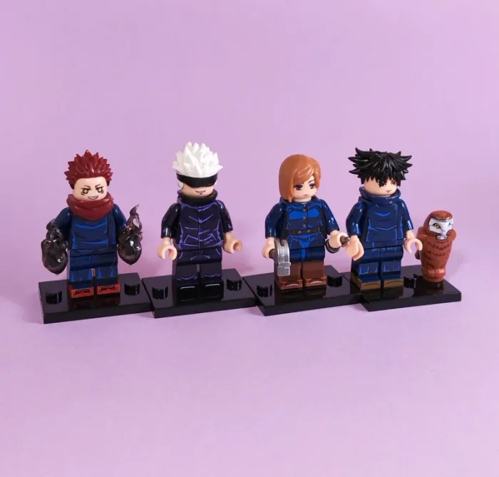 Jujutsu Kaisen - lot de 8 Mini figurines au format Lego - photo numéro 2
