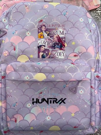 Ensemble 3 pièces sac à dos, sac isotherme et petite trousse assortis KPop Demon Hunters Neuf