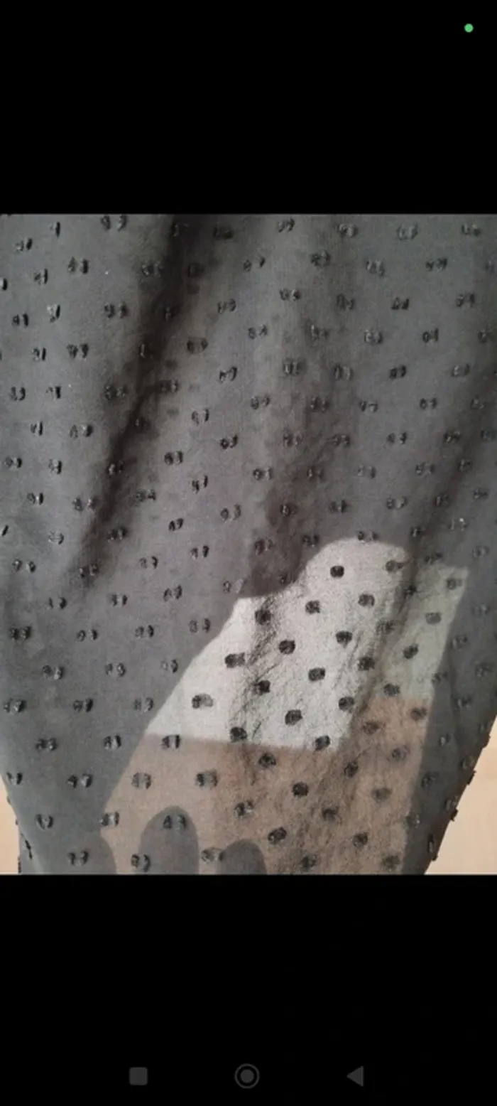 Blouse noire plumetis Pimkie 36 - photo numéro 3