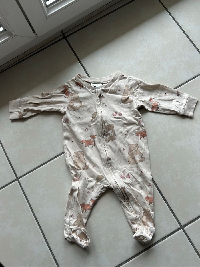 Lot 3 pyjamas coton 62 cm - photo numéro 4