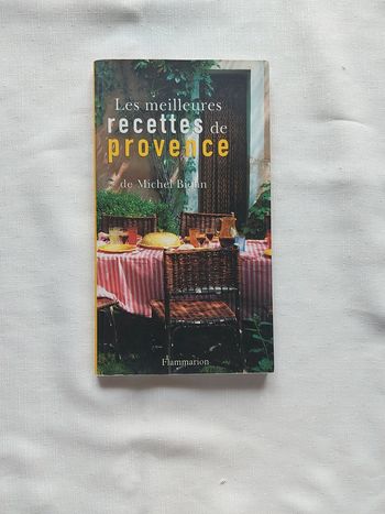 Livre les meilleures recettes de Provence