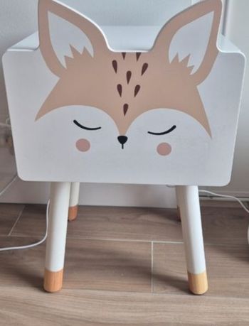 Table de chevet renard